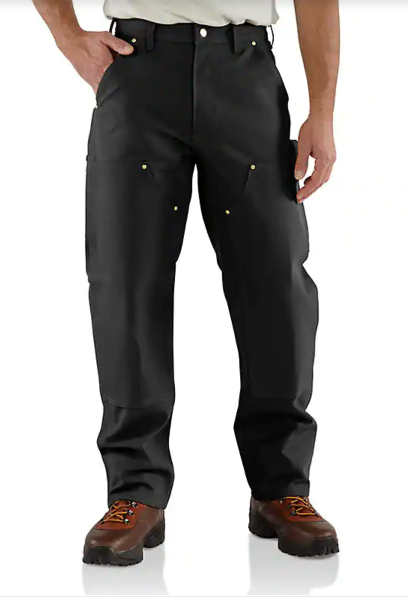 Carhartt B01 Duck Dungaree Workpants in black